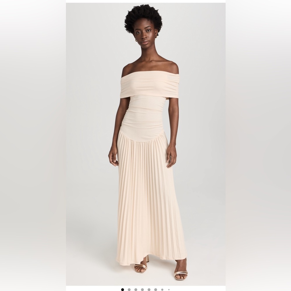 Lioness Field of Dreams Strapless Cream Dress